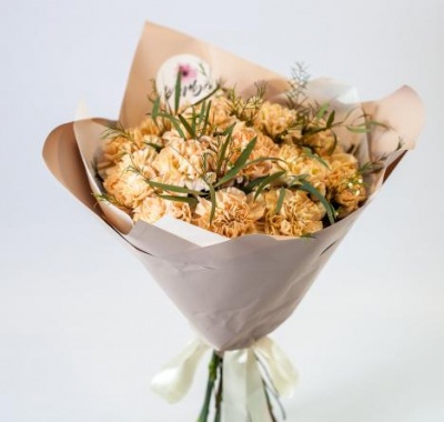 Букет цветов Карамель