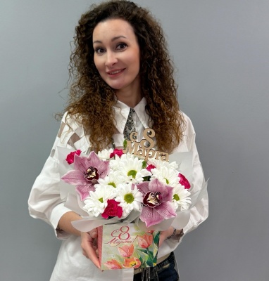 Букет цветов Дофамин