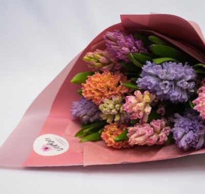 Букет цветов Моно-букет из 11 гиацинтов