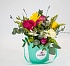 Букет цветов Бирюза