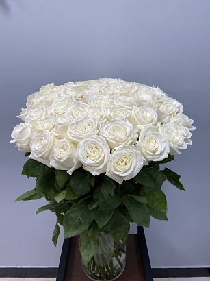 Букет цветов Букет 51 белая роза