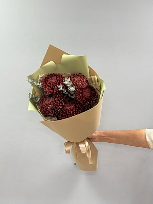 Букет цветов Букет из шоколадных хризантем