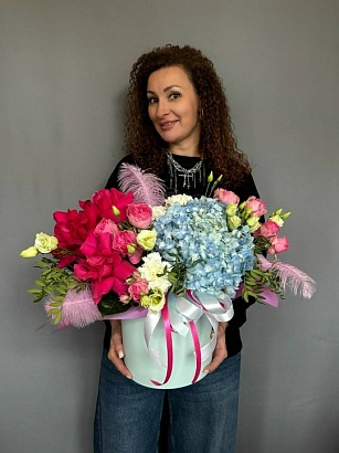 Букет цветов Небесное сияние