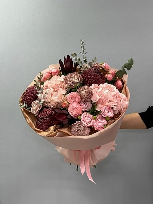 Букет цветов Розовый шоколад