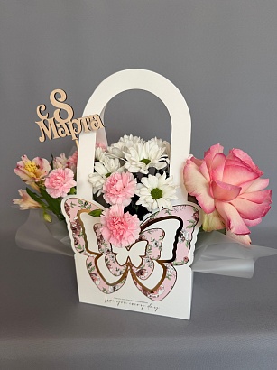 Букет цветов Бабочки