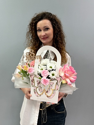 Букет цветов Бабочки