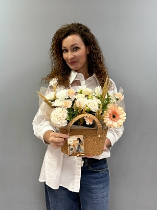 Букет цветов Лучшей маме на свете