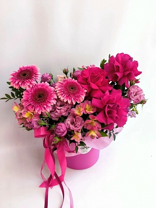 Букет цветов Малиновый аромат
